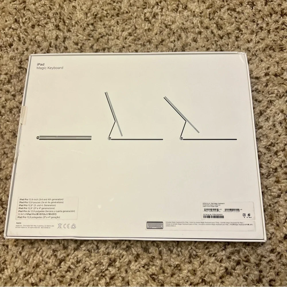 EMPTY Apple BOXES Bundle - IPad Pro, Apple Pencil, IPad Magic Keyboard boxes